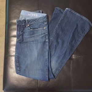 Gap 1969 Sexy Boot Jeans- size 30 / 10 regular